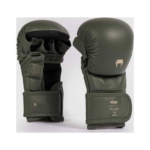 Rękawice sparingowe Venum Impact Evo MMA - zieleń wojskowa