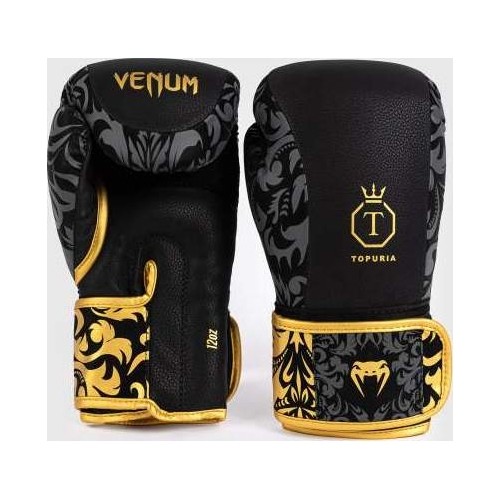 Venum x Topuria Unmatched Edition Boxing Gloves - Black/Gold