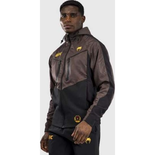 UFC Fusion by Venum Fight Week Men’s Zip Hoodie - Earthen Brown