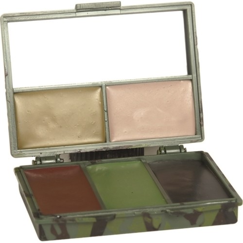 W/L CAMO 5 COL.FACE PAINT SET W. MIRROR