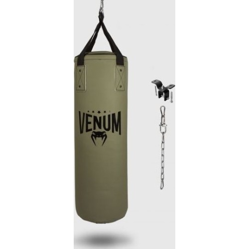Punching Bag Venum Origins - Khaki/Black (ceiling mount included)