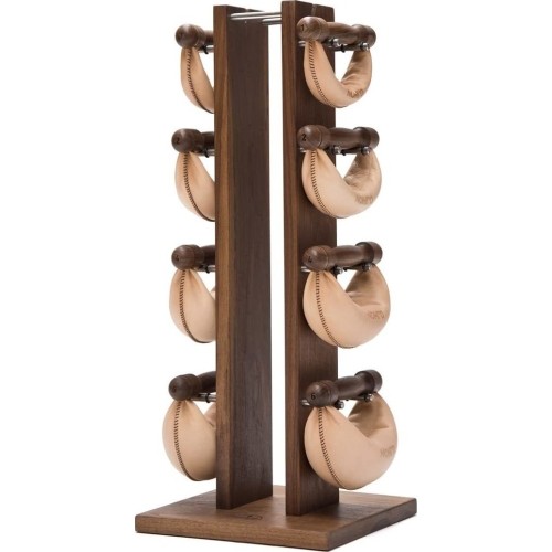Stojak z obciążeniami do ćwiczeń NOHrd Walnut, Orzech