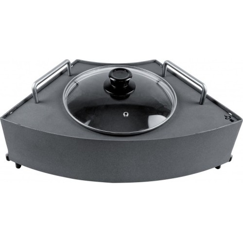 Modular Remundi grill pot with glass lid module