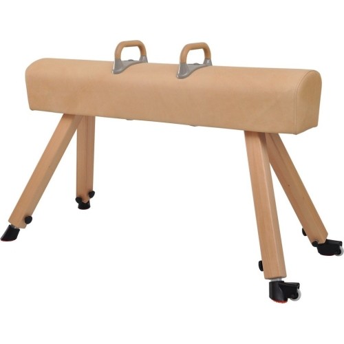 Vaulting Horse Coma-Sport GS-319 – Wooden Legs, Natural Leather, With Pommels