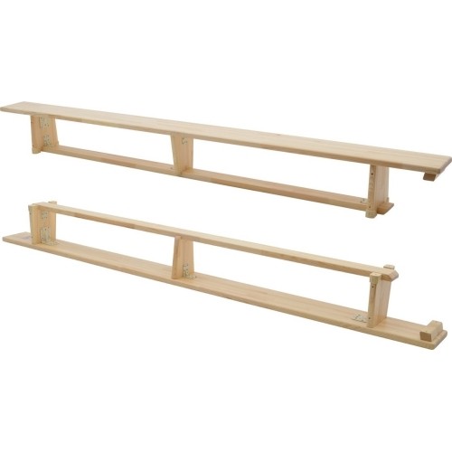 Ławka gimnastyczna Coma Sport GS-328 – 3,5 m, Drewniane nogi