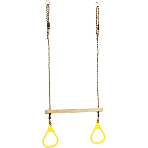 KBT wooden ring trapeze Yellow