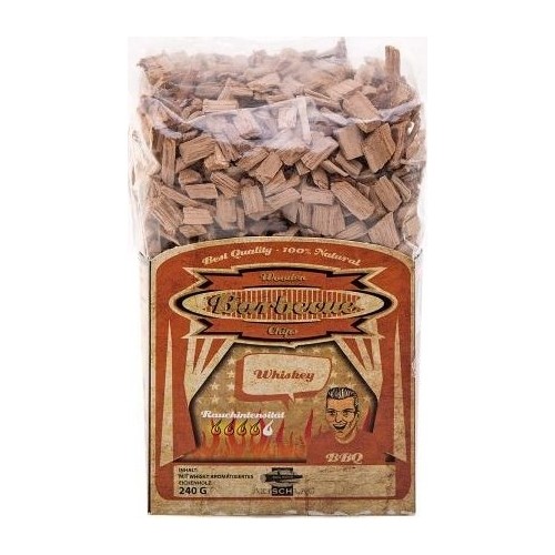 Oak whisky barrel chips for smoking 1 Kg Axtschlag