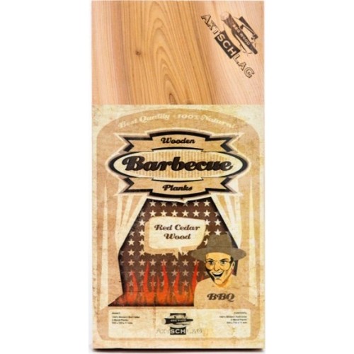 Cedar wood planks L 3 pcs. Axtschlag