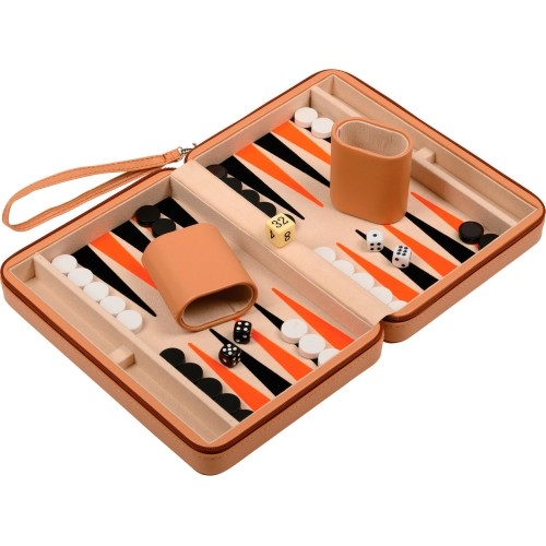 Philos Leros backgammon travel game