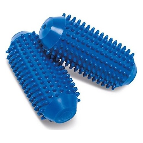 Ledragomma TONKEY Massage roller with spikes TWIN ROLL pair, blue