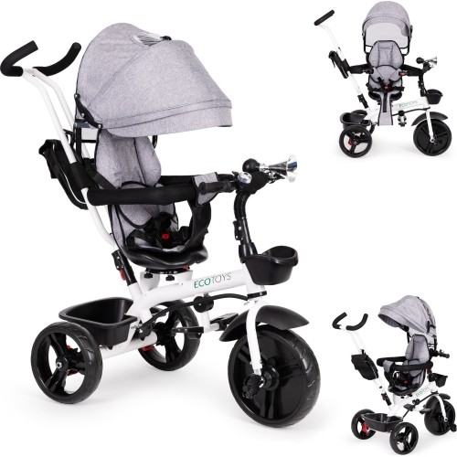 360° Turntable Tricycle Eco Toys, Blue