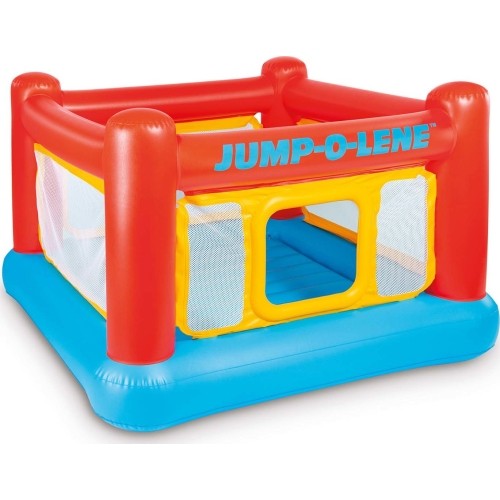 Trampolina dmuchana Zamek 174 x 174 x 122 cm INTEX