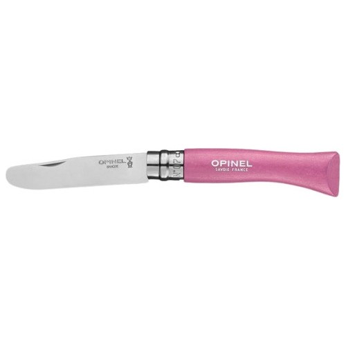 My first Opinel No.7 kids' knife with pink handle
