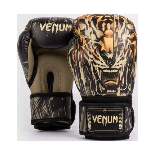 Rękawice bokserskie dla dzieci Venum Tiger - Black/Neon Orange