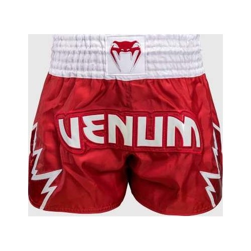Spodenki Venum Inferno Muay Thai - czerwono-białe