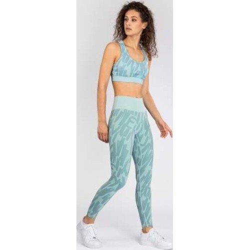 Damskie legginsy Venum Graffiti o pełnej długości - Aqua