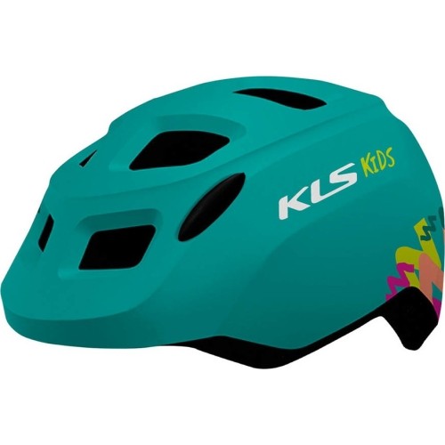 Kask KLS Zigzag 022, XS/S 45-49 cm, (turkusowy)