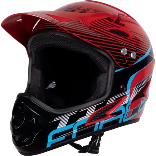 Kask FORCE TIGER, L-XL, 59-61cm (czerwony)