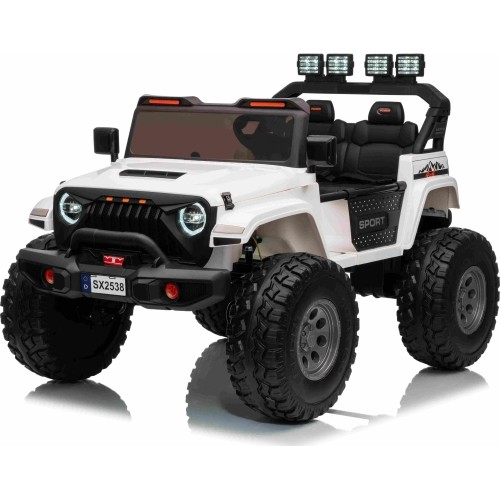 Biały pojazd Extreme Sport 4x4