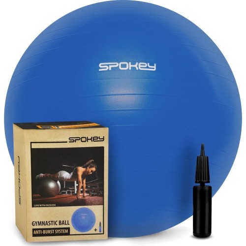 Piłka gimnastyczna niebieska Spokey FITBALL III |65 CM