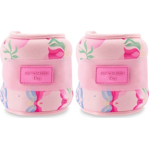 Obciążniki na kostki i nadgarstki 2x 1 kg Spokey THE BLOOM FORM