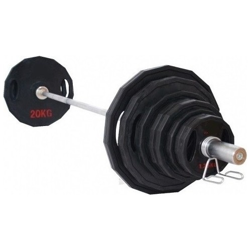 Zestaw sztanga Gryf z obciążeniami Olympic - 100 kg