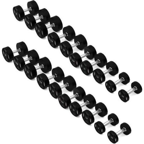 HPC SET ZESTAW HANTLI POLIURETANOWYCH 2 x 2,5 - 25 KG CPU (275 KG) HMS