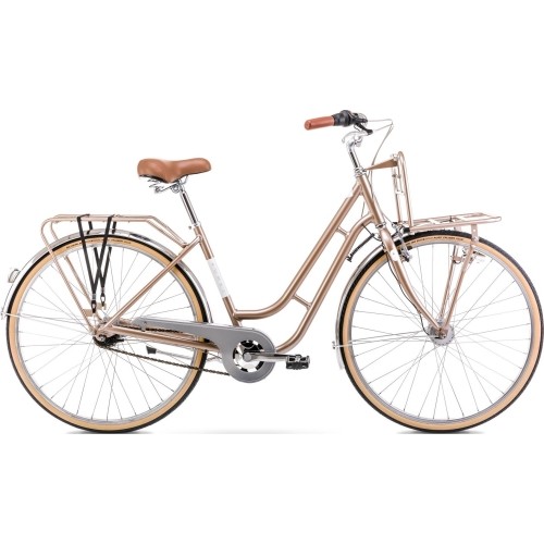 Dviratis Romet Luiza Lux 26" 2023 beżowy