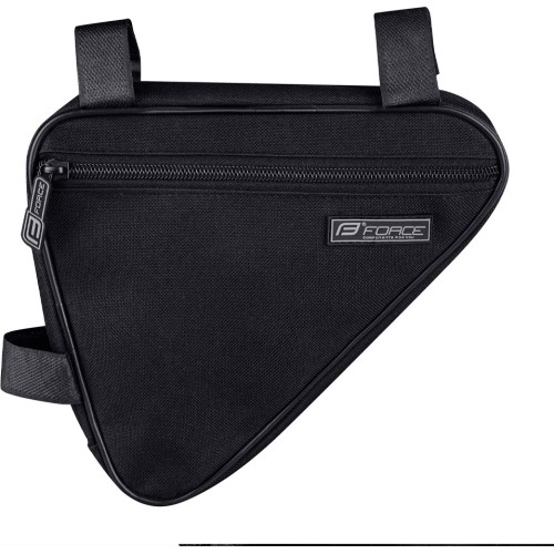 Torba na ramę rowerową FORCE Classic Bud, czarna, 1,3l