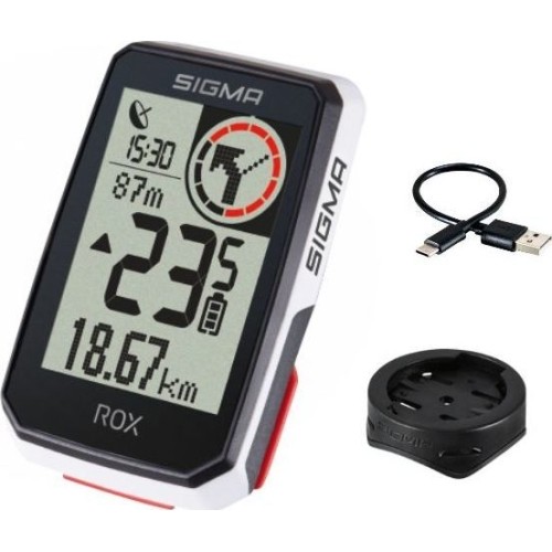 Komputer rowerowy SIGMA ROX 2.0 GPS Biały