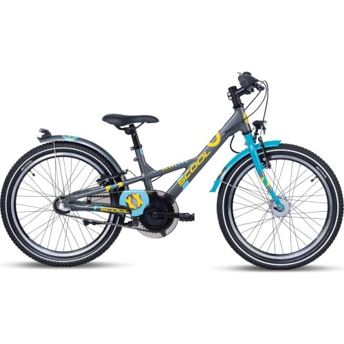 Dviratis S'COOL XXlite 20" 3-speed Aluminium dark grey-ocean