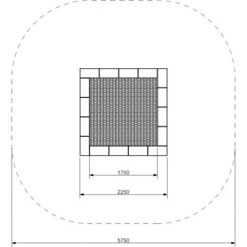 Trampolina na plac zabaw Inter-Play Pako 225