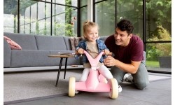 Gokart jeździk na pedały dla małych dzieci BERG GO² Retro - różowy
