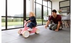 Gokart jeździk na pedały dla małych dzieci BERG GO² Retro - różowy