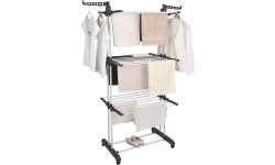 Suszarka na pranie pionowa z kółkami składana