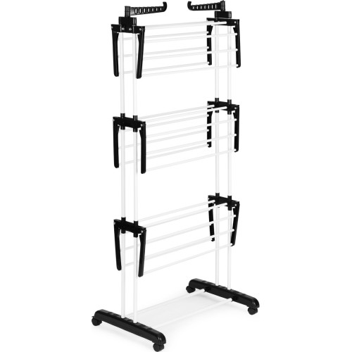 Suszarka na pranie pionowa z kółkami składana