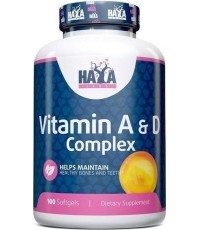 Haya Labs Vitamin A & D Complex 100 kaps.