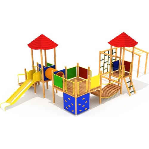 Drewniany plac zabaw dla dzieci model 0403A