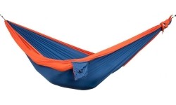 Hamak Ticket To The Moon, podwójny, niebiesko-pomarańczowy