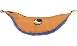 Hamak Ticket To The Moon, podwójny, niebiesko-pomarańczowy