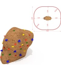 Skała wspinaczkowa Model SW-0902