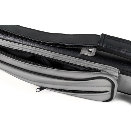 Etui na kije bilardowe Royal III RO3-2, szaro-czarne, na 2 kije bilardowe/2 trzonki