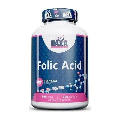 Haya Labs Folic Acid (folio rūgštis) 250 tab.