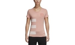 Adidas Palaidinė Three Stripes Pink White