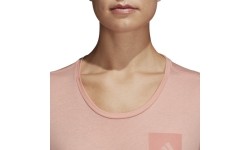 Adidas Palaidinė Three Stripes Pink White