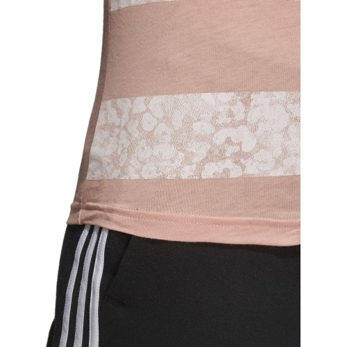 Adidas Palaidinė Three Stripes Pink White