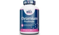 Haya Labs Chromium Picolinate (Chromo pikolinatas) 100 kaps.