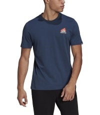 Adidas Marškinėliai Vyrams M Embrd Lg T Blue