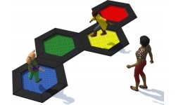 Trampolina na plac zabaw Inter-Play Hexo 4A