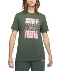 Nike Marškinėliai Vyrams M NSW Tee Swoosh/block Green